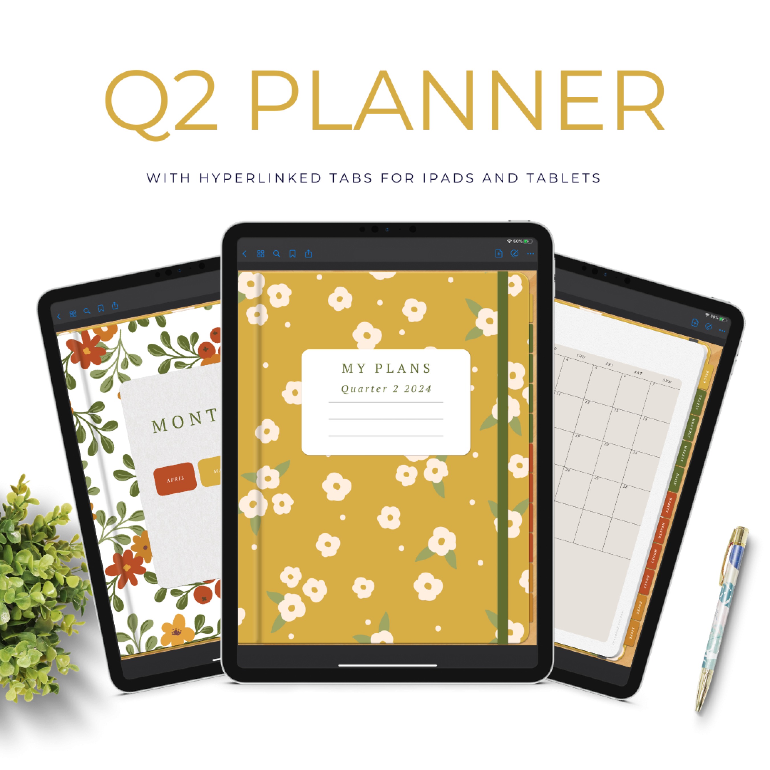 [FREE] Digital Planner for Q2